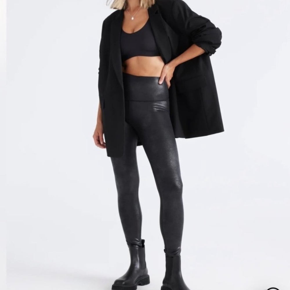 KNIX | Birds Papaya Women’s Black Sculpt Leggings Size XXL NWT